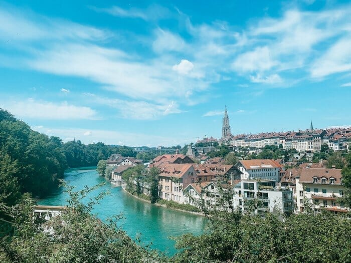 bern walking tour map